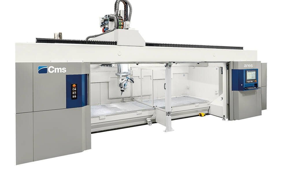 5-axis CNC machining centers for milling and drilling - Monobloc CNC machining centers for vertical milling - ares