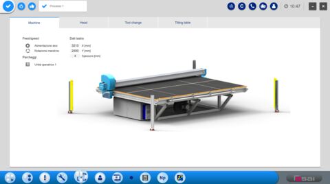 The CMS Active interface for glass machines is renewed! 
