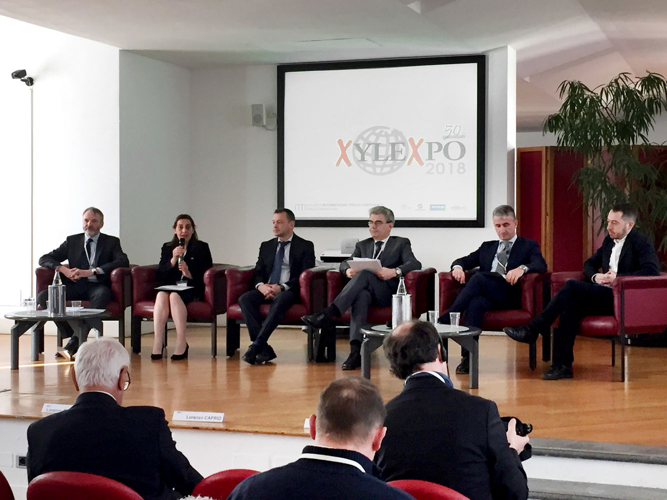 SCM auf der Xylexpo internationalen Pressekonferenz