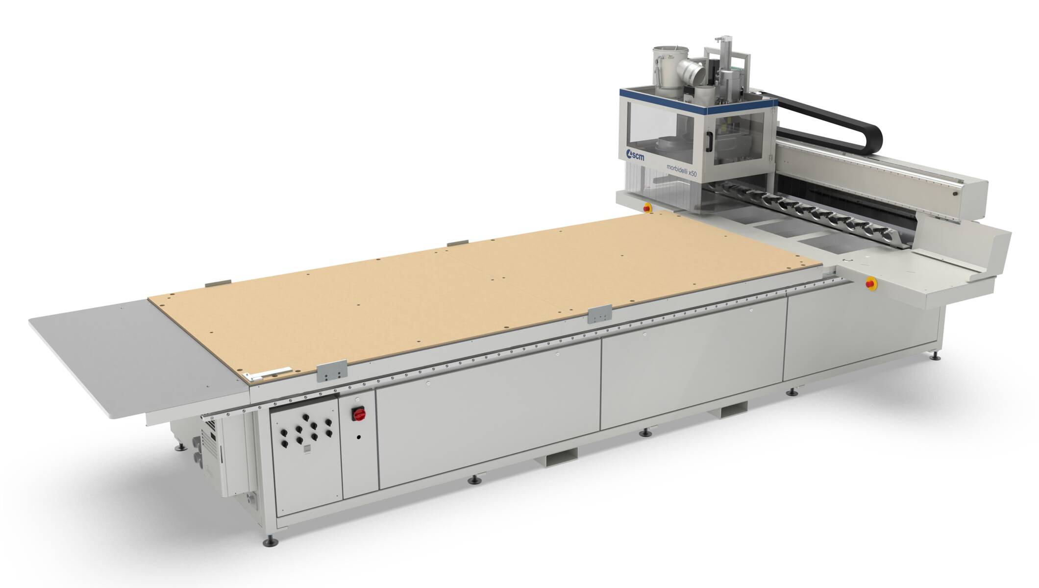 CNC bewerkingscentra's - CNC Nesting machines voor boren en frezen - morbidelli x50