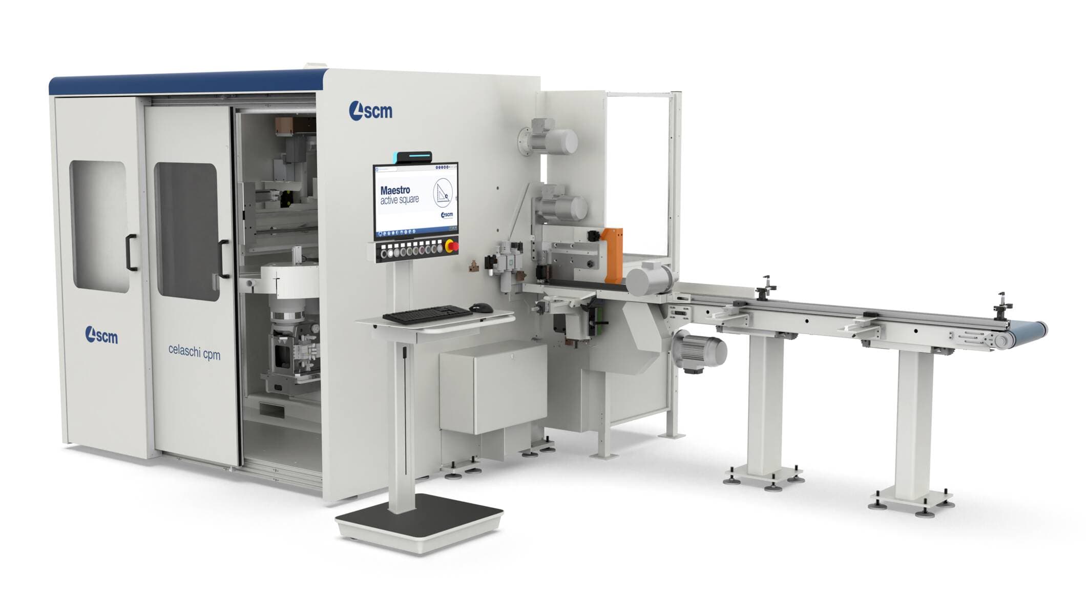 Profiling machines and double-end tenoners - Double-sided squaring and tenoning machines - celaschi cpm